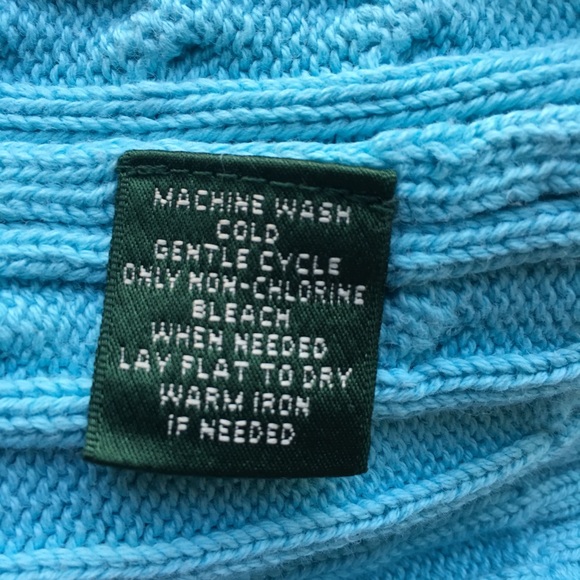 Lauren Ralph Lauren cable knit, gold zip cardigan - Picture 8 of 10